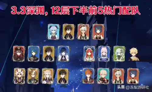 原神2.3阵容搭配排名(原神3.4最强阵容)插图6