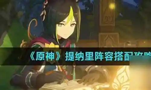 阵容搭配提纳里