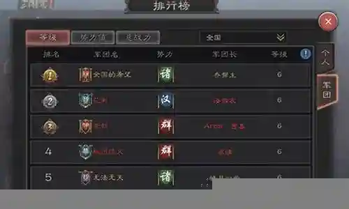 无双军团 阵容搭配
