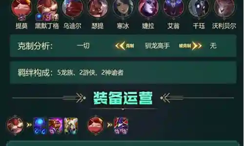 下棋鳄鱼阵容搭配图片