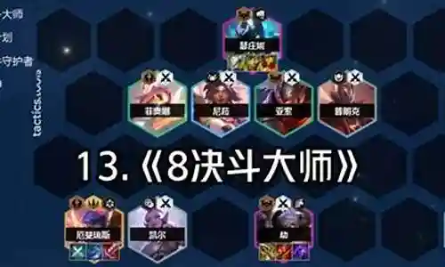 自走棋决斗大师阵容搭配