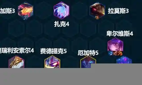 怪兽联盟阵容搭配推荐图