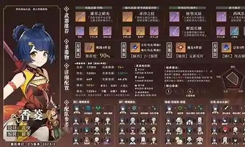 香菱阵容搭配圣遗物插图