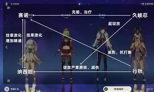 纳西妲萌新阵容搭配插图