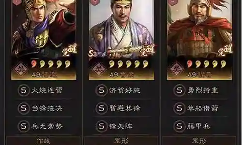 群雄刘备势力阵容配置搭配