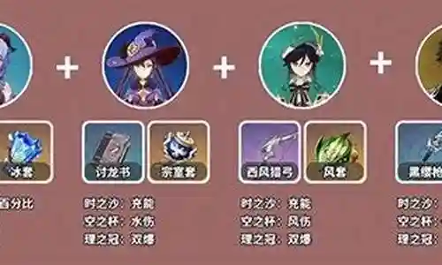 神里甘雨阵容搭配最新