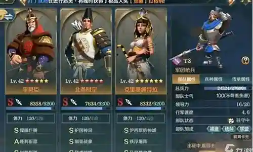 文明与征服盛世王朝阵容搭配