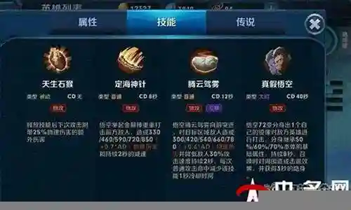 无尽争霸悟空技能