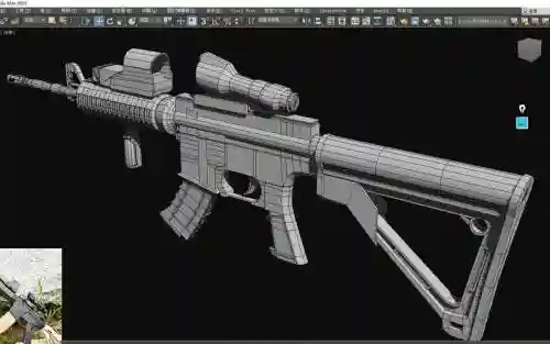 3的max武器建模插图