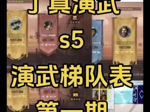 困难演武阵容插图1