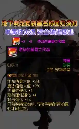 dnf冰沙宠物装备插图1