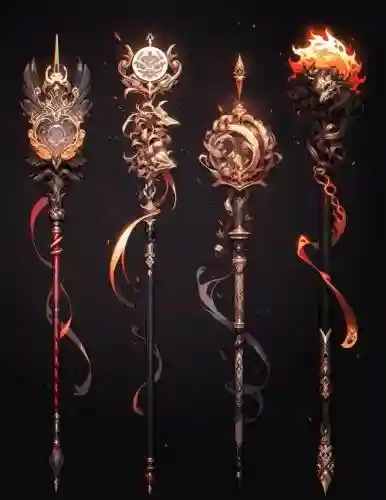 武器魔幻插图