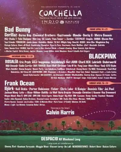 2019coachella阵容插图