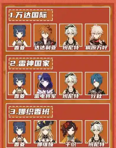 香萎阵容