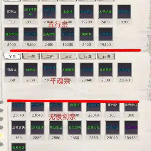 门派技能消耗计算器_1插图1