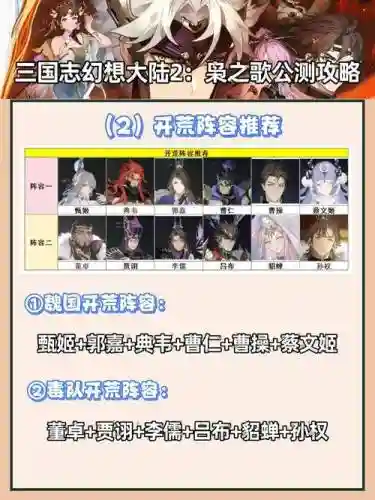 魏国郭嘉阵容_1插图