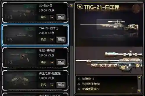 cf星座武器代码插图1