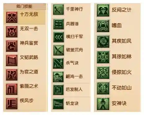 梦幻大唐门派技能介绍插图1