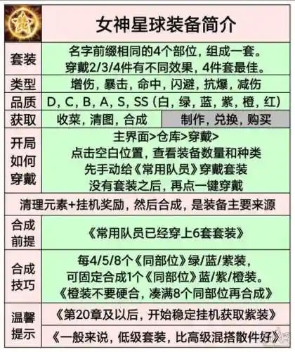 女神5阵容搭配插图