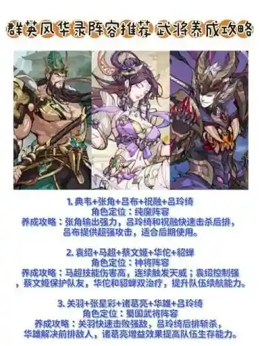 xp华雄阵容搭配插图1