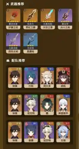 钟离小鹿阵容搭配插图1