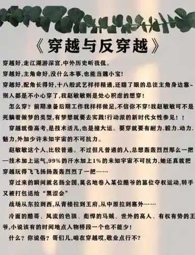 穿越与反穿越攻略插图