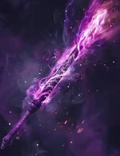 橙色与紫色武器插图