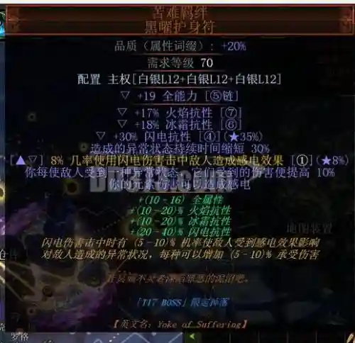 流放之路60级装备出处插图1