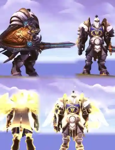 wow圣骑士武器幻化游民星空插图