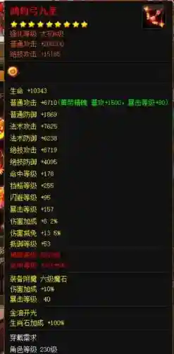 神仙道装备245多少铜钱插图