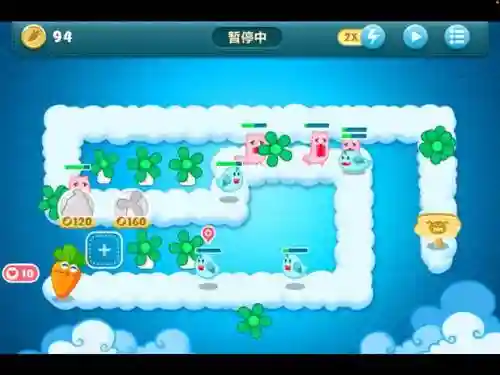保卫萝卜挑战第6关攻略