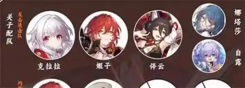 姬子阵容搭配
