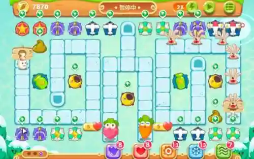 微信保卫萝卜攻略13关插图1