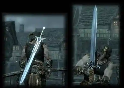 上古卷轴5天际剑类武器mod_1