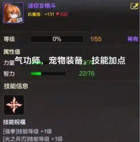 75级女气功师技能摆放_1插图