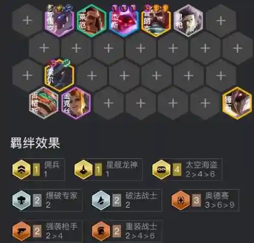 星际海盗阵容搭配