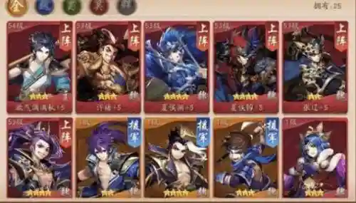 红色武将阵容搭配插图