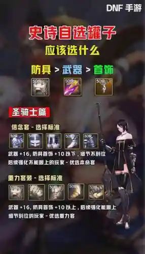 dnf圣职团长装备选择插图1