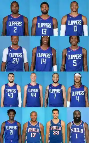 最经典的快船阵容搭配，快船主力阵容插图