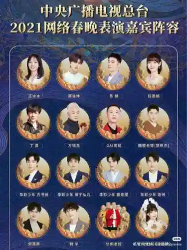 春晚有哪些阵容搭配，春晚2021年阵容插图1