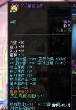 2014盛世狂欢四级技能，2015盛世狂欢称号价值插图