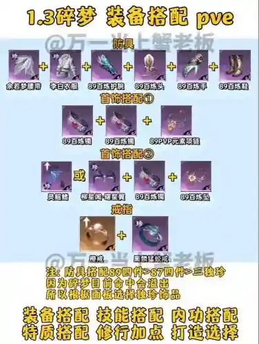 逆水寒碎梦武器配件选择，逆水寒碎梦pvp怎么一套秒人插图1