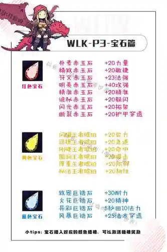 wow7.3武器战插什么宝石，wow 武器战插图