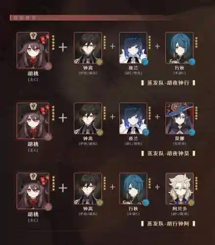 2.3胡桃阵容搭配，原神20胡桃阵容搭配插图1