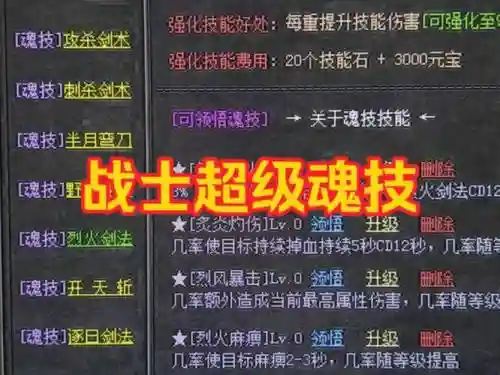 新热血传奇技能攻略，热血传奇 新技能