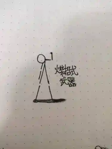 火柴人拿武器简笔画，火柴人拿武器简笔画图片插图