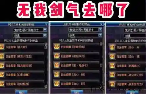 剑神无我技能介绍，剑神上衣技能选择无我剑气插图