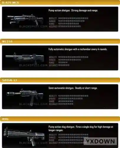 cod9全武器存档，cod9武器大全插图
