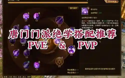 唐门崛起阵容搭配，唐门pve连招插图